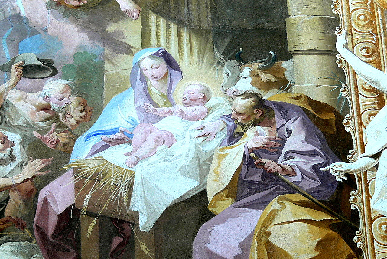 Scénická fresková výzdoba bývalého kolegiátního kostela Kleinmariazell z let 1764-65